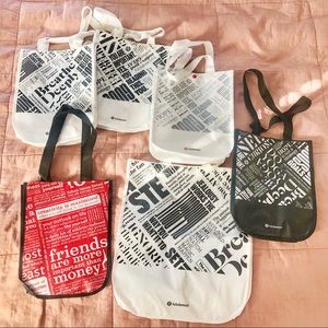 New Lululemon Athletica set of 6 reusable …